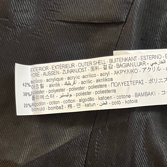 ✨ZARA✨Tweed Blazer Jacket w/Gold Buttons - Picture 8 of 8